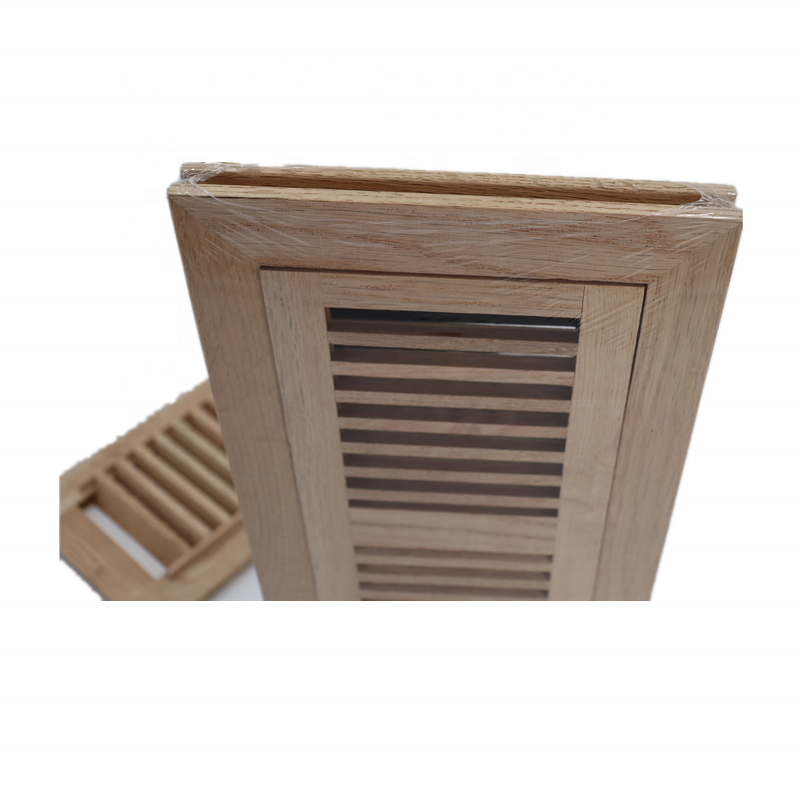 Air Conditioner Ventilation  Wooden Oak Floor Vent Grille  Easy to install with Competitive price