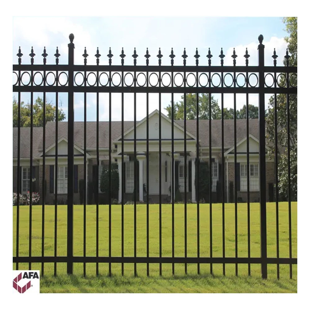 2023 Hot Sale Wrought Iron Fencing Garden Pool Use Metal Steel Fence For Sale