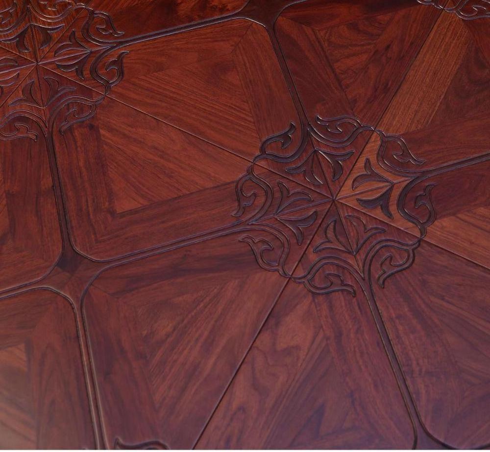 Manufacturer Hardwood Floor Rosewood 6x6 Parquet Wood Modern Flooring China Wholesale Price Natural Indoor Oak More Than 5 Years