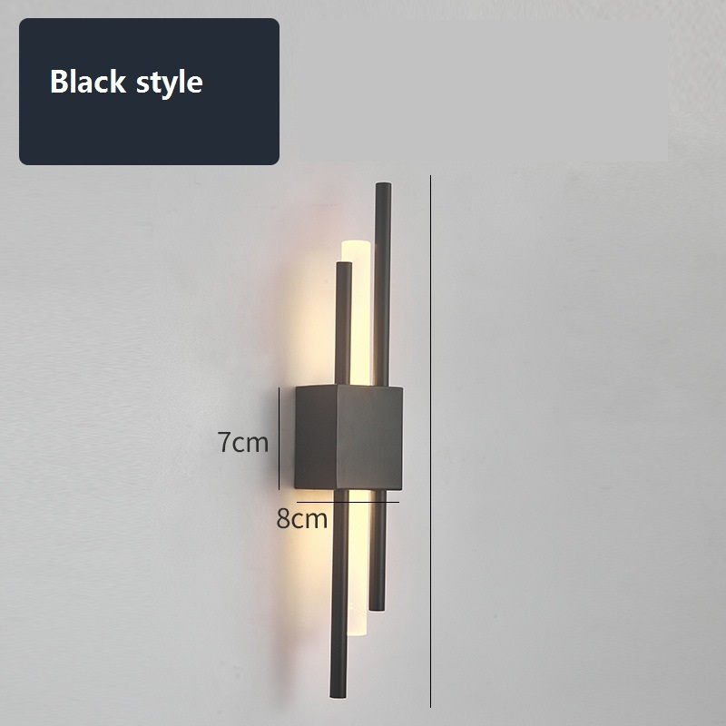 Nordic wall lamp minimalist acrylic bedroom bedside living room hotel corridor hallway light