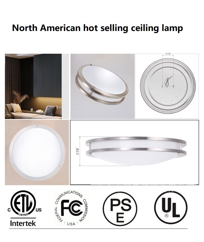 14 inch  LED Ceiling Light Fixture Oil Rubbed Bronze Saturn Dimmable Lighting for Hallway Bathroom Kitchen