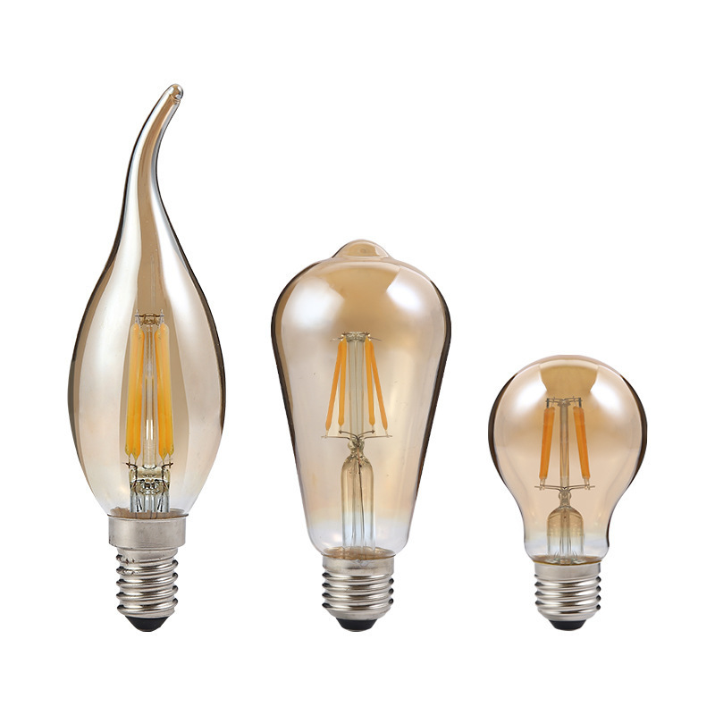 LED light bulb retro E14 screw mouth glass pull tail energy-saving C35 candle light LED energy-saving light bulb