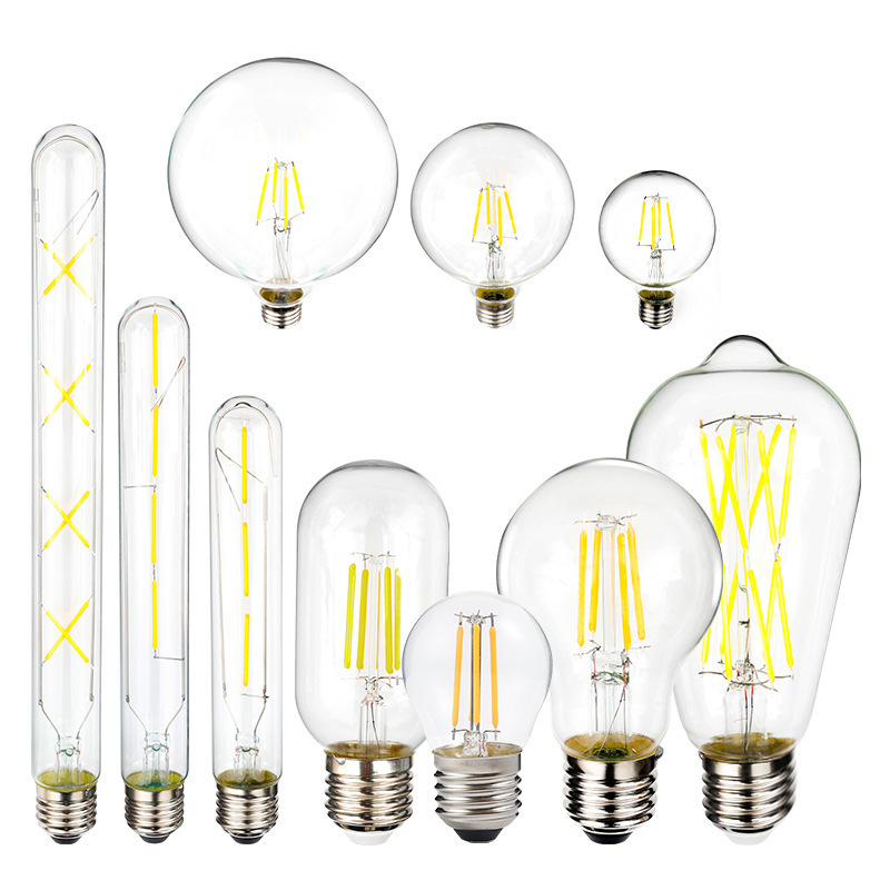 LED light bulb retro E14 screw mouth glass pull tail energy-saving C35 candle light LED energy-saving light bulb