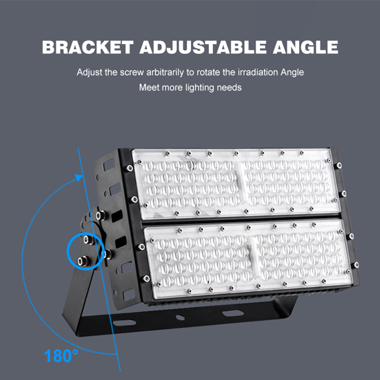 Outdoor waterproof 300W200W100W LED module tunnel lamp for lighting billboards on sports field tunnel construction sites