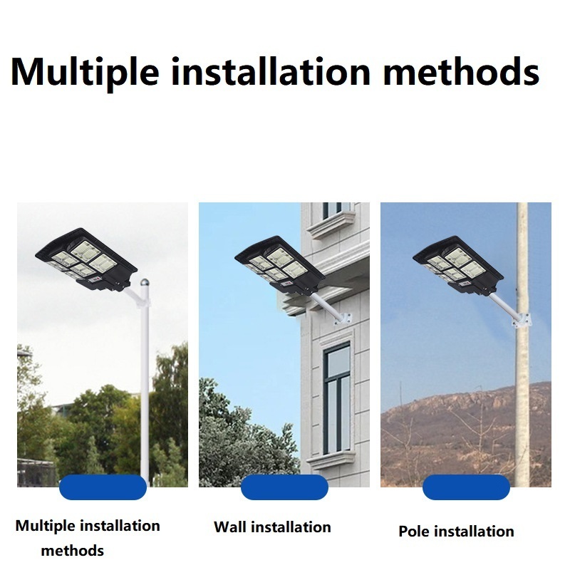 1000W1500W solar outdoor courtyard light rural household park lighting super bright human sensing solar street light