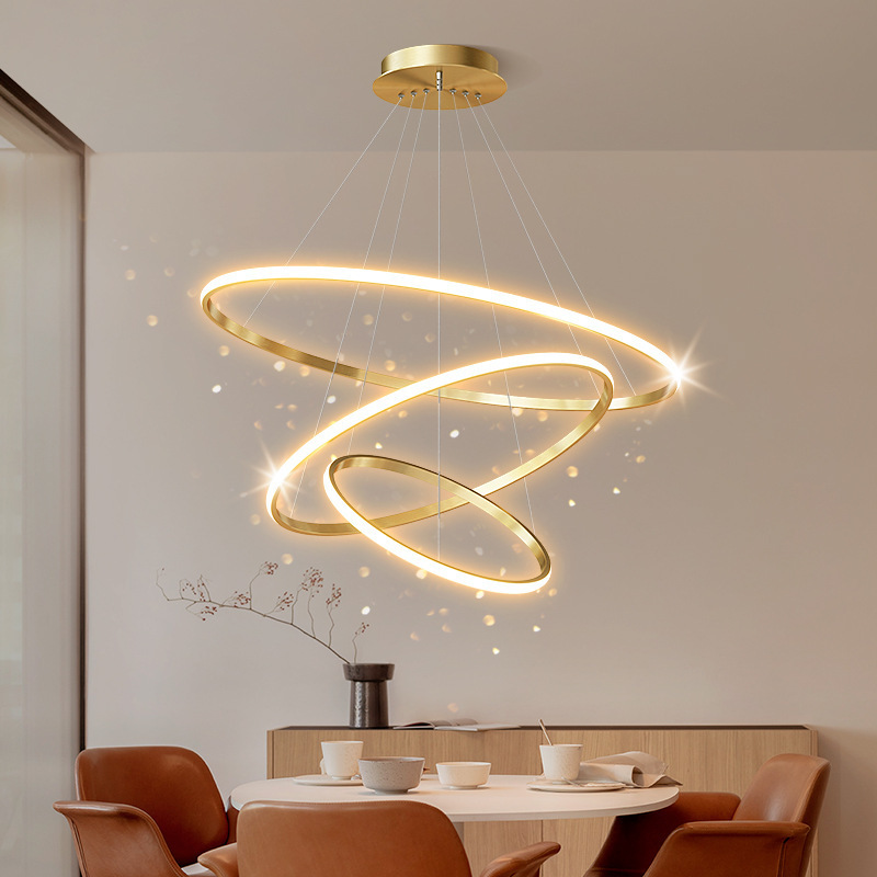 Modern internet celebrity light luxury Nordic lighting creative personality bedroom bar restaurant LED chandelier