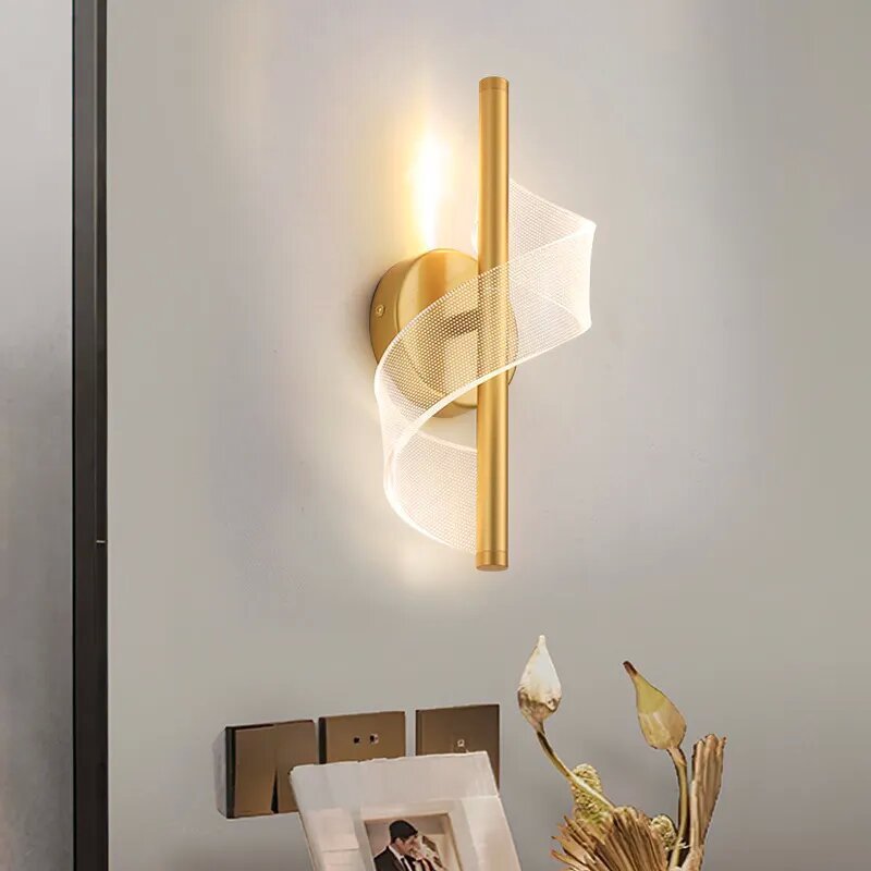 Simple modern bedroom wall lamp bedside hotel corridor hallway living room porch wall lamp