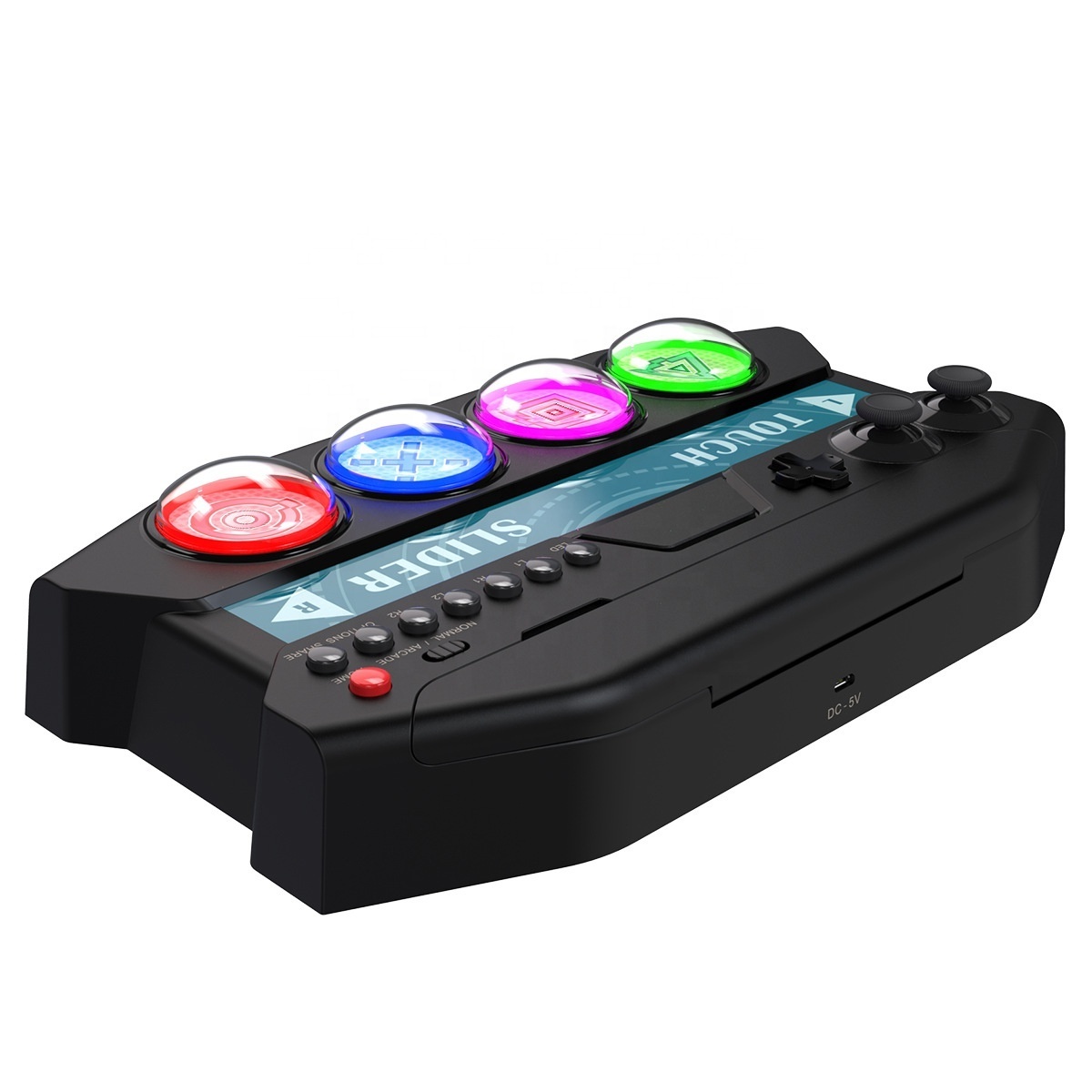 PG-P4016 For PS4 PS5 Game Controller Joystick With Touch Bar LED Light Game Hatsunes Mikus/DIVA Future Tone DX Gamepad