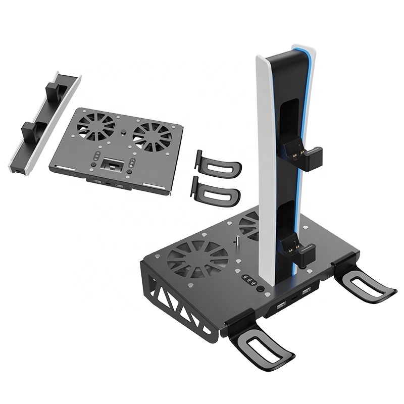 HBP-545 Wall Mount For PS5 SLIM Cooling Base For VR Headset Storage Hanger Cooler Stand