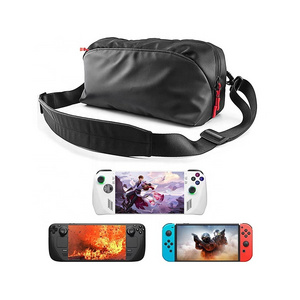 Portable Carrying Case For ROG ALLY Storage Bag For Steam Deck Switch Console Waterproof Shoulder Bag Oxford Cloth