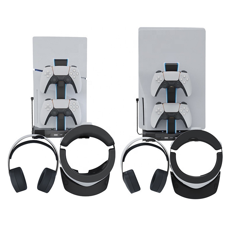 HBP-545 Wall Mount For PS5 SLIM Cooling Base For VR Headset Storage Hanger Cooler Stand