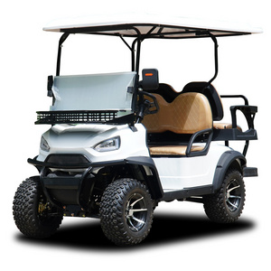 Brand New Design Factory 4000w 5000w 7000w 4 Wheel 2+2 Seat Sightseeing Club Cart Electric Golf Buggy Hunting Cars