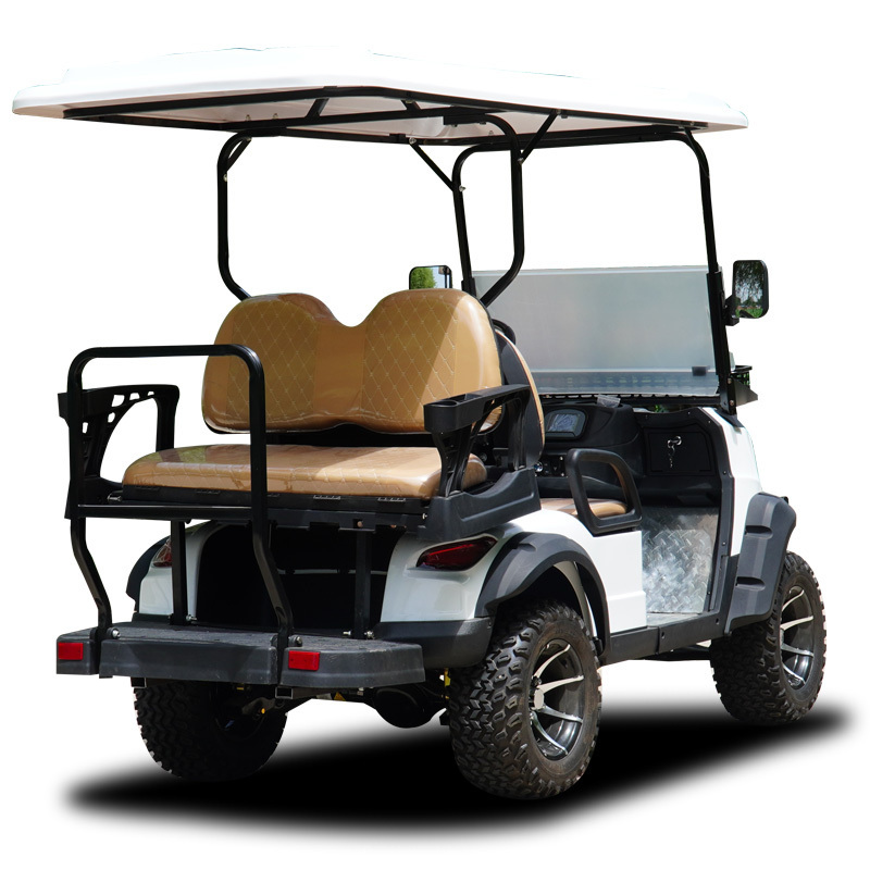 Brand New Design Factory 4000w 5000w 7000w 4 Wheel 2+2 Seat Sightseeing Club Cart Electric Golf Buggy Hunting Cars