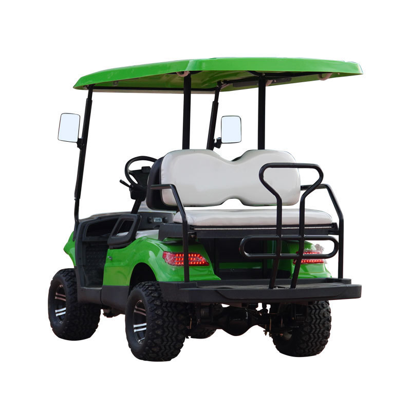 Sightseeing Bus Battery Electric Golf Cart Golf Cars Custom 4 Seater 48 Volt CE Golf Cart Rear Seat Kit Club Car Precedent KED