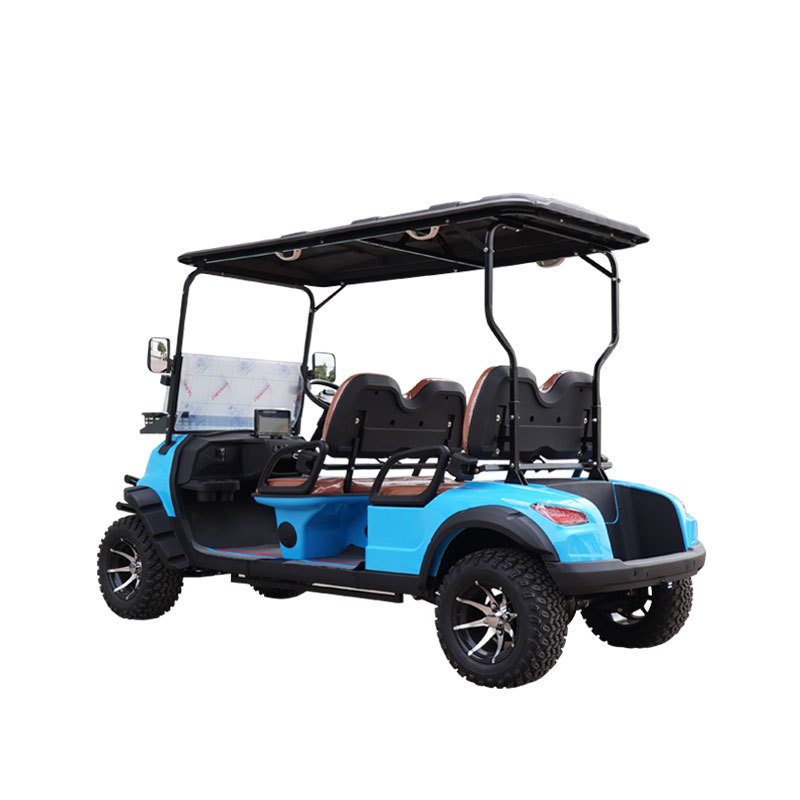 2023 New Modle Style for Exclusive Right Factory 4 Seat Sightseeing Bus Club Cart Electric Golf Buggy Hunting Cart for sale