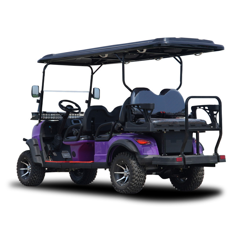 Chinese 72v Electric Golf Cart 4+2 Seater 7.5kw Lithium Off Road Golf Cart