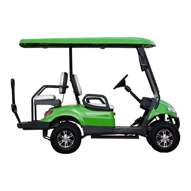 Sightseeing Bus Battery Electric Golf Cart Golf Cars Custom 4 Seater 48 Volt CE Golf Cart Rear Seat Kit Club Car Precedent KED