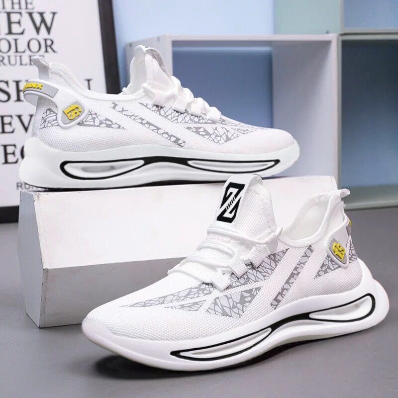 2023 Autumn New Men's Trend Mesh Shoes Sports And Leisure 36-46 Large Size Running Shoes For Men