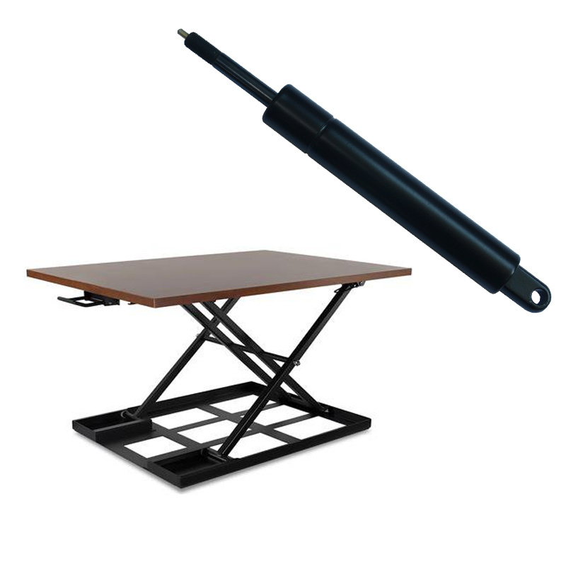 Adjustable folding tables beds chairs shelves gas spring strut