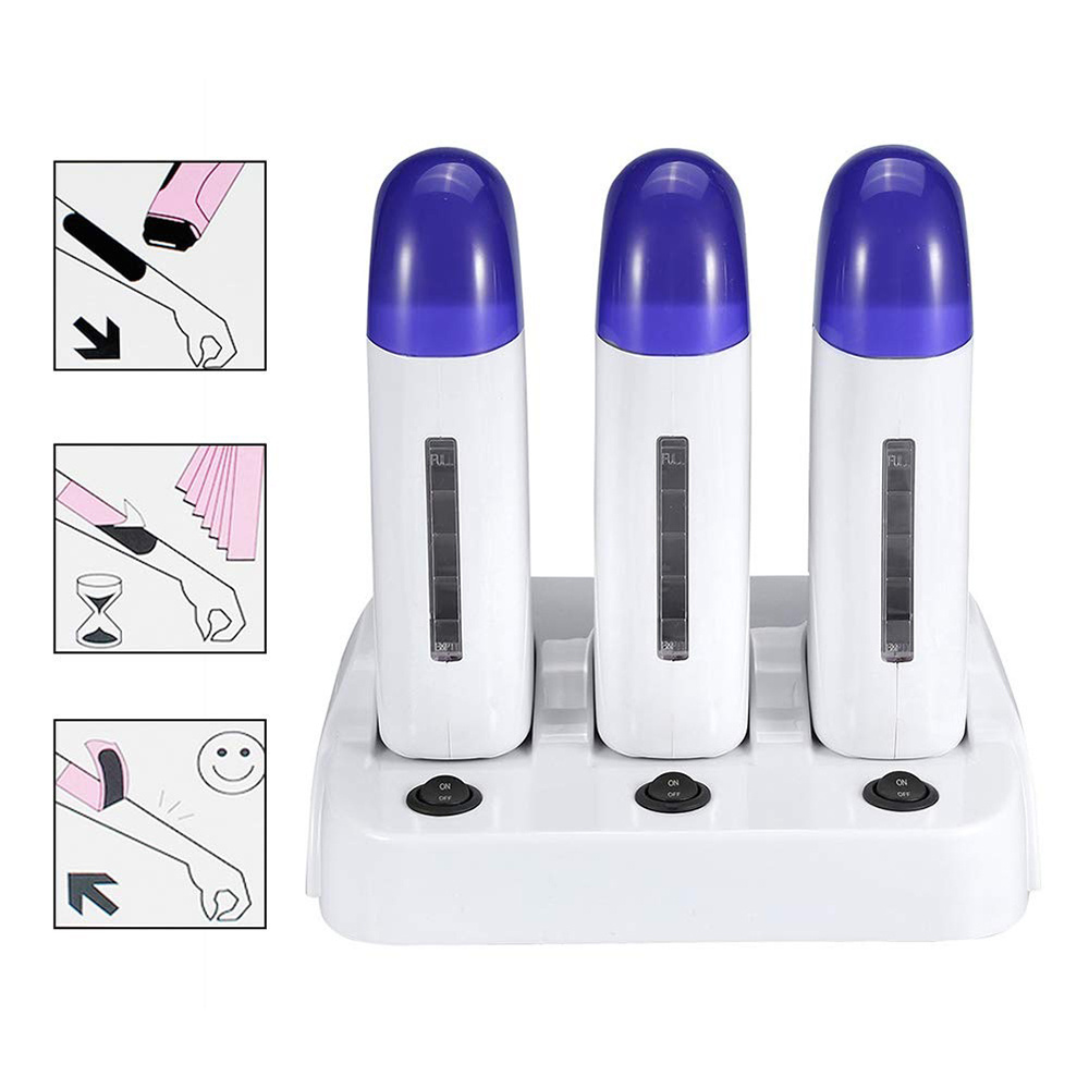 22 Beauty Care Handheld Electric 3 Types Depilatory Wax Roller Warmer Heater Waxing Hair Removal Machine