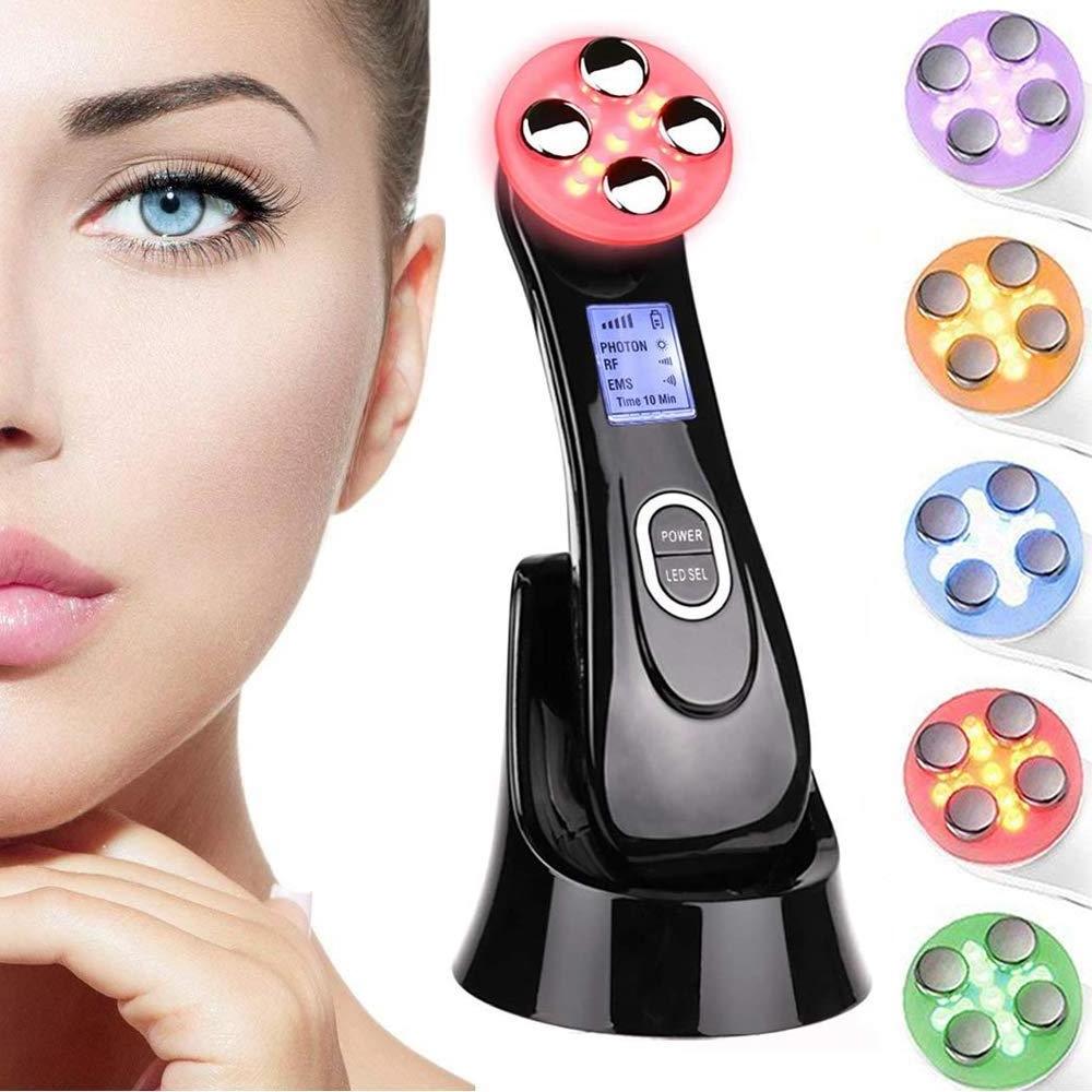 Beauty Supplier Home Use Tighten Skin Portable Thermo Face EMS Led Beauty Handheld RF Device For Anti Aging