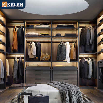 Kelen 2024 modern walk in closet wardrobe para habitacion custom systems design wood bedroom cupboards for bedroom open wardrobe