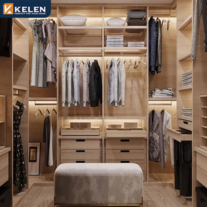 Kelen 2024 customized wardrobe organizer closet modern wooden wood bedroom wardrobe closets wardrobe cabinet