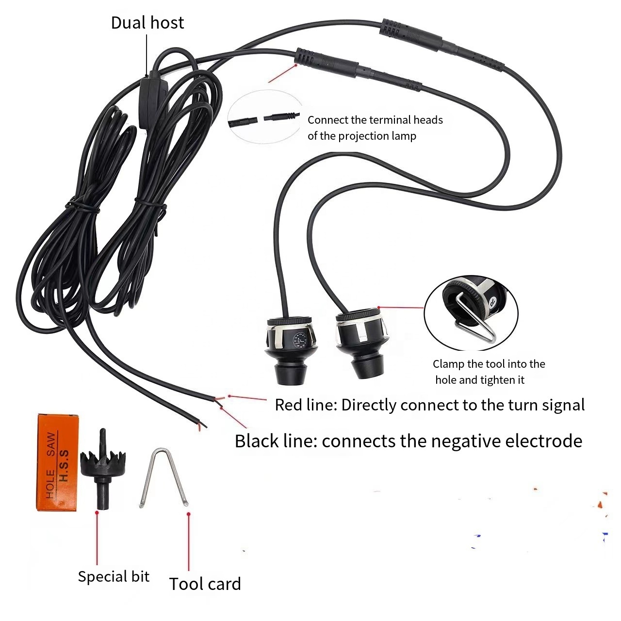 Factory Wholesale Car Laser Spot Projection Lamp Rearview Mirror Angel Wings Welcome Lights Car Wing Projector Light