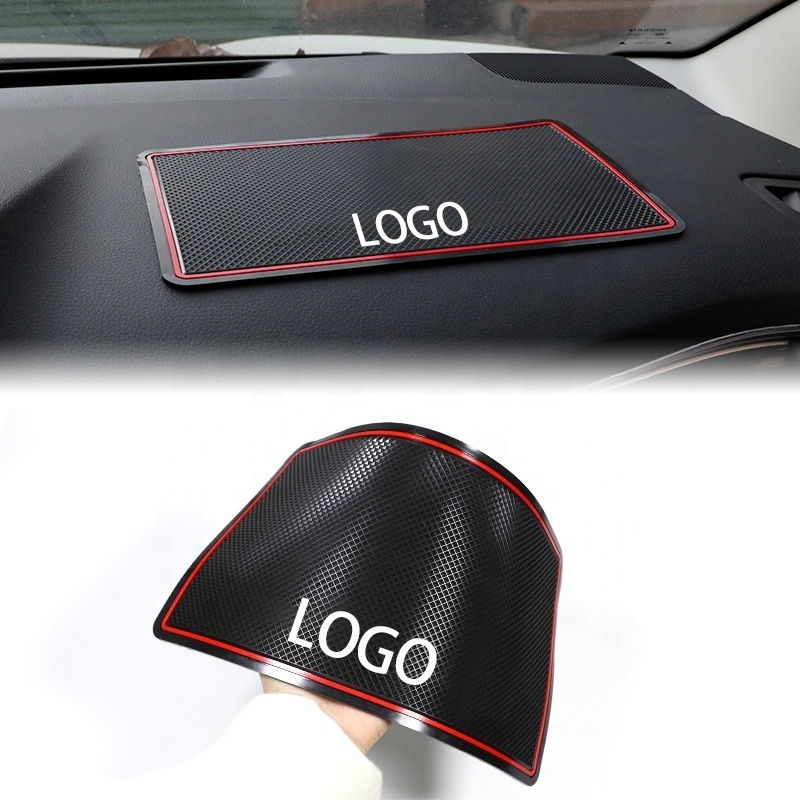 Factory Custom Logo Car Accessories Interior Anti Slip Mat Dashboard Sticky Non Slip Mats Anti Slip Dash Pad