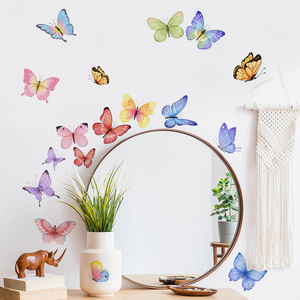 Custom Colorful Butterfly Wall Sticker Home Decoration for Living Room Wall Decor