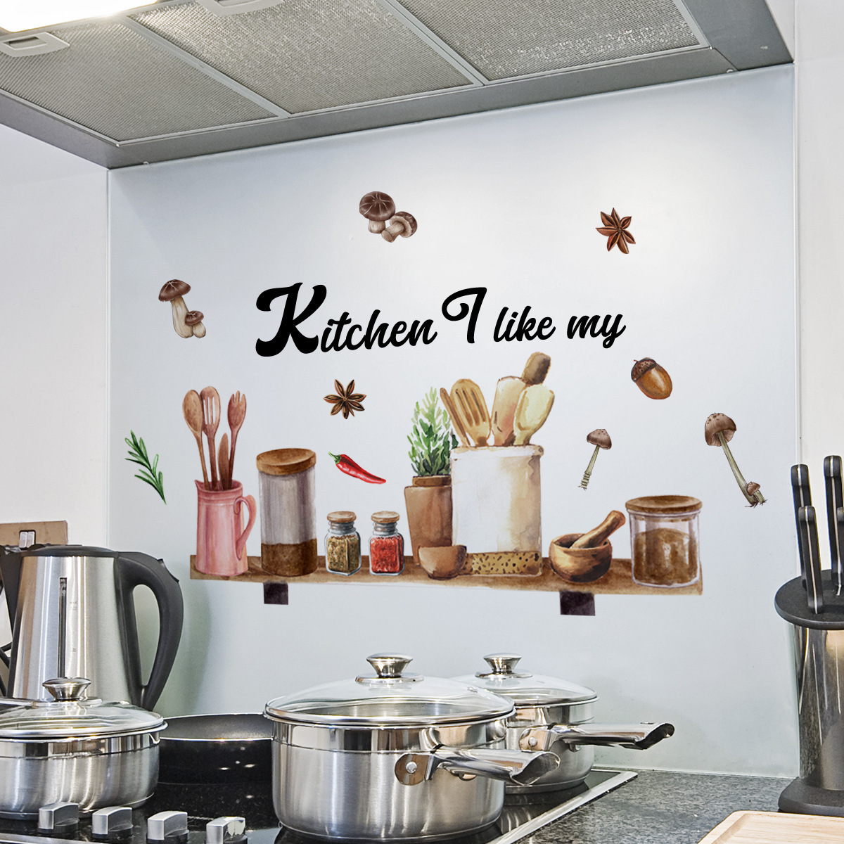 New Arrival Kitchen Wall Stickers Dining Room Quotes Wall The Heart of The Home Vinyl Wall Sign Art Decor Home stickers