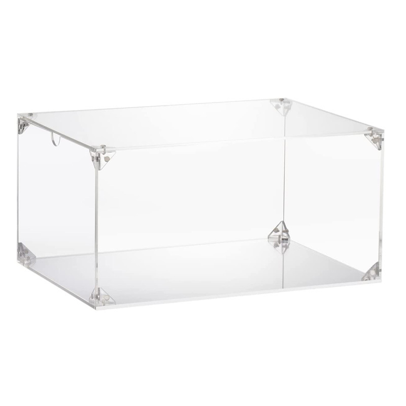 Acrylic Organizer Shoes Boxes Storage Containers Clear Stackable with Lids Large Shoe Display Cases Clear with Door