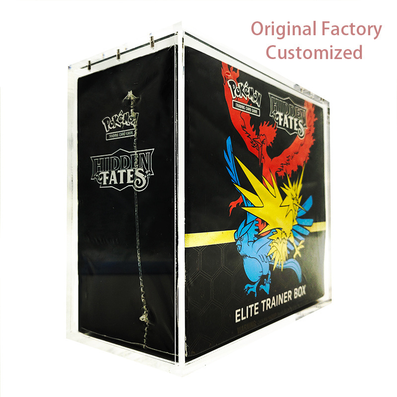 Acrylic 151 Elite Trainer Box ETB UPC BB Yugioh Display For Pokemon MTG TCG Ultra Premium Collection Japanese Booster Box Case