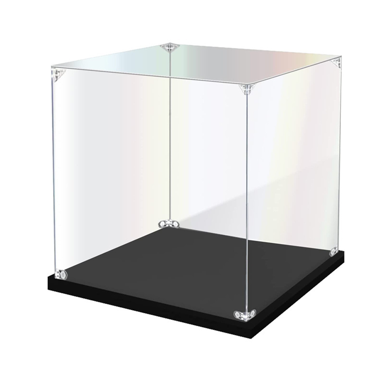 Assemble Clear Acrylic Display Box for Lego Alternative Glass Case for Display Figures Doll Toys Home Storage