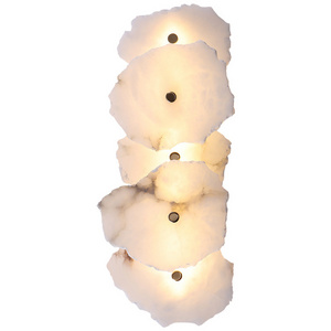 Modern High Grade Creative Gold Marble Wall Lamp For Living Room Villa Hotel Wall light