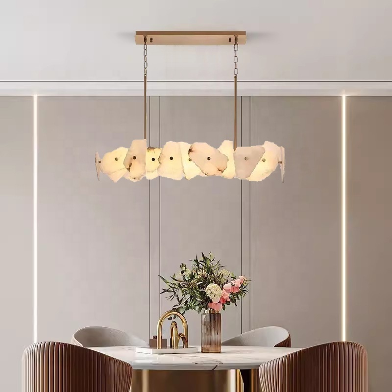 Keli Contemporary Living Room Bedroom Decorative Ceiling Marble Chandelier Pendant Light