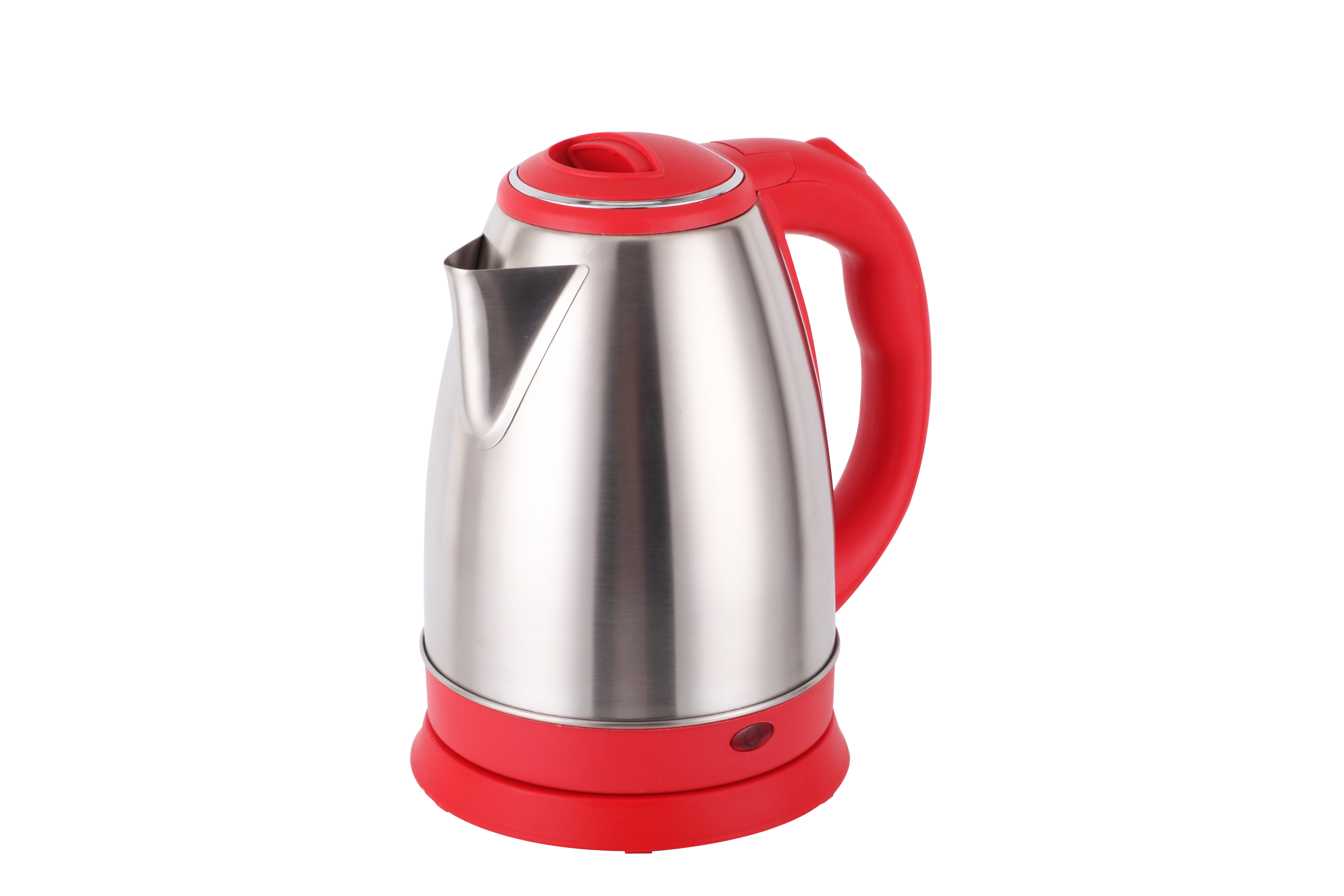 cheap teapot 201# SS small appliance Red Water boiler Electric Kettle 1.8L