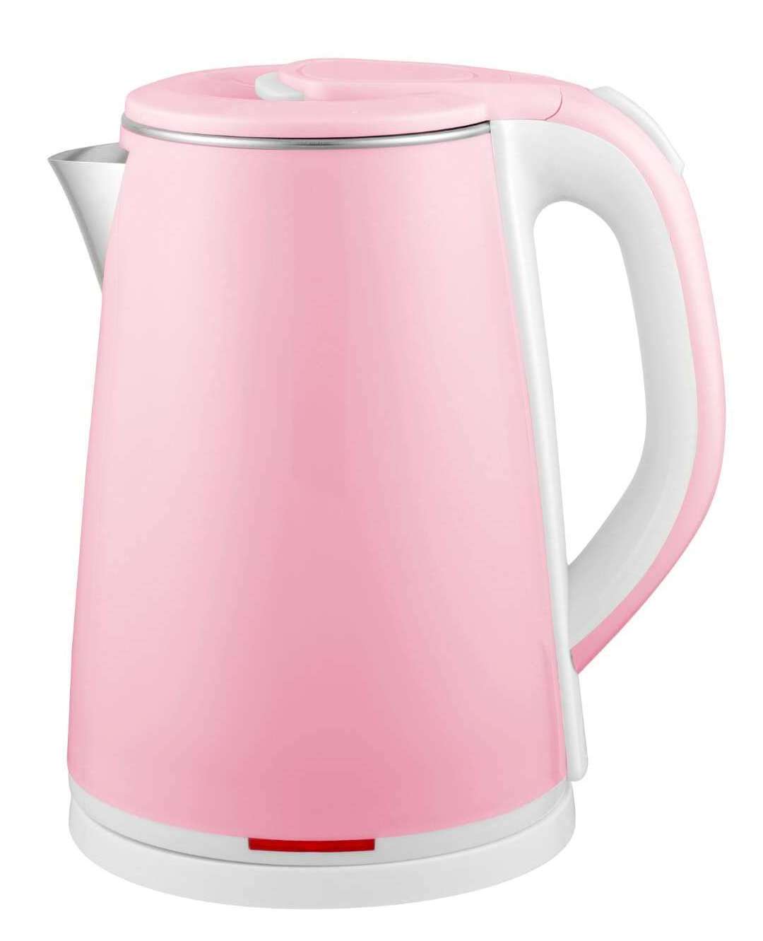 Pink kettles for sale steel thermos 360 degree electric boiler 1.8L 220-240V for tea and water PP material