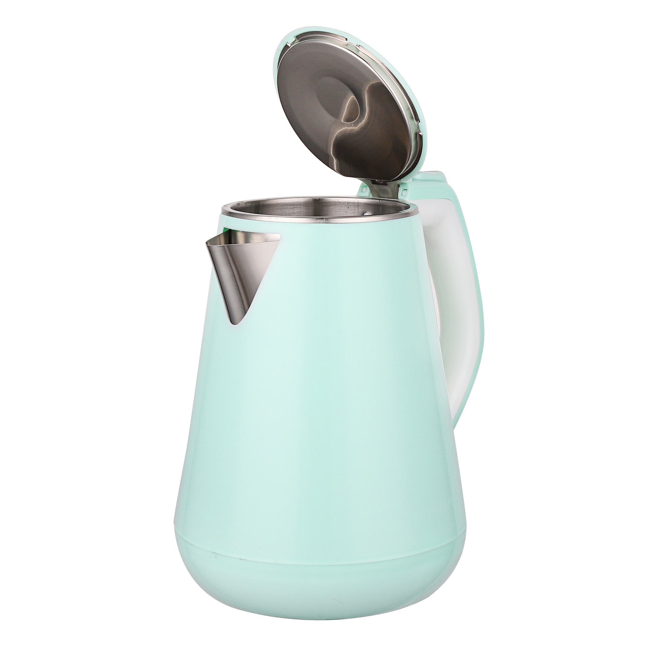 Hot sale 1.8L  green color stainless steel travel portable tea water electric kettle fast boiling water kettle