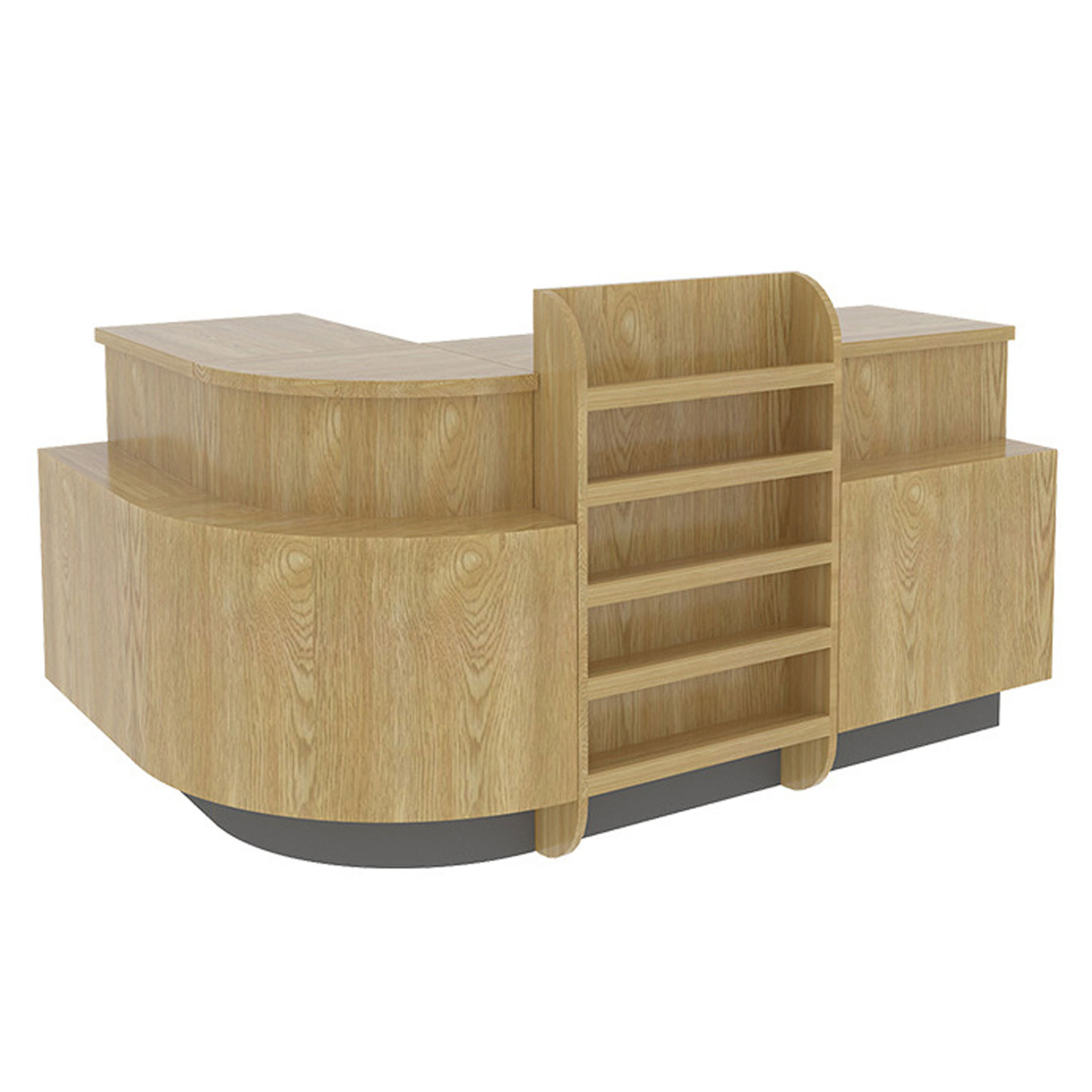 Boutique Wooden Checkout Counter Cashier Supermarket Check Out Table Grocery Store Checkout Counter Retail