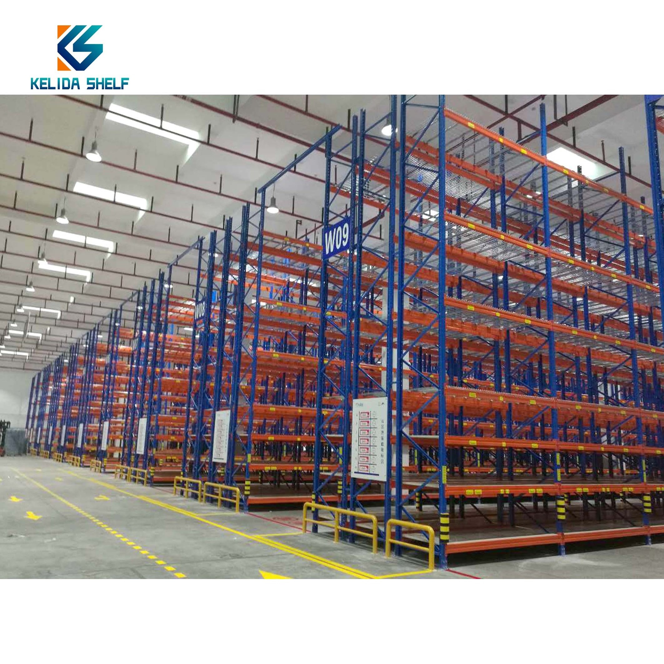 Adjustable Heavy Duty Warehouse Vertical Metal Steel Industrial Pallet Storage Racks