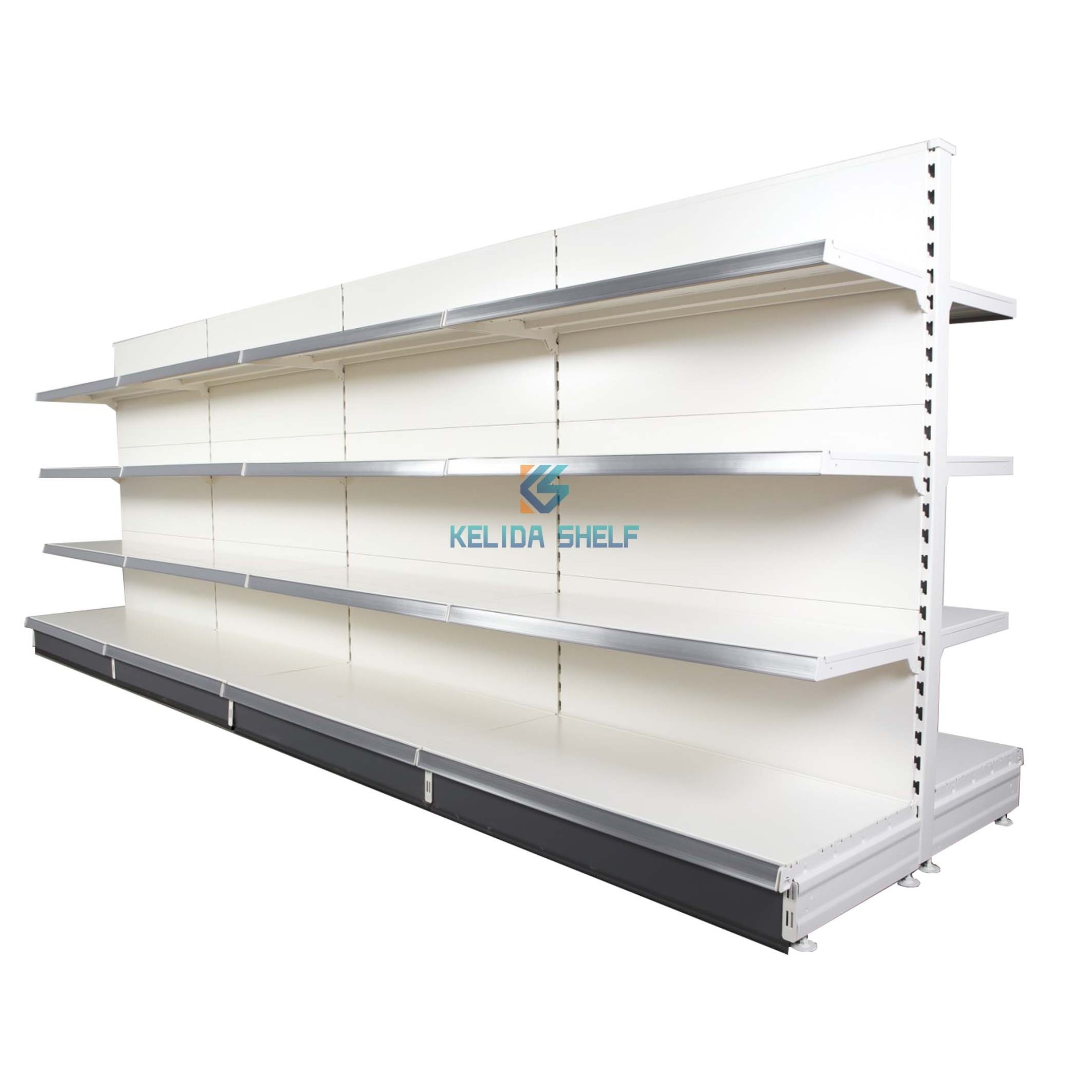 Factory Direct Sale Supermarket Rack Shelf Gondola Shelving With Label Estantes De Exhibidor