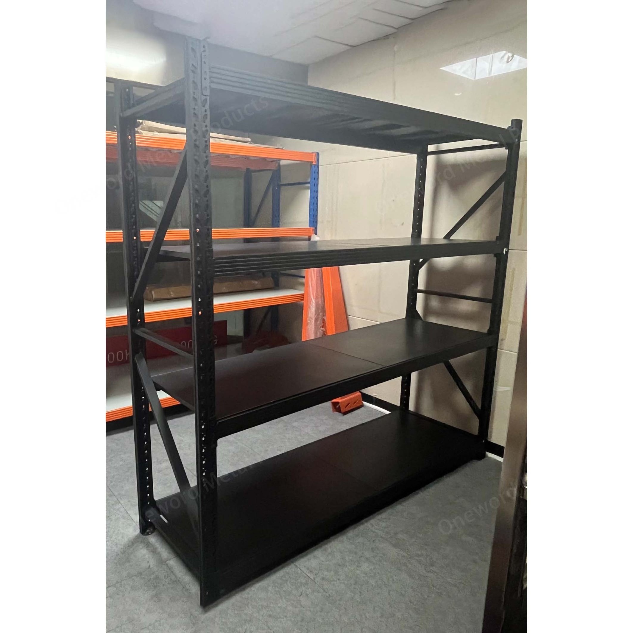 Custom Heavy Duty Shelving 4 Tier Industrial Selective Warehouse Metal Rack Storage Shelf