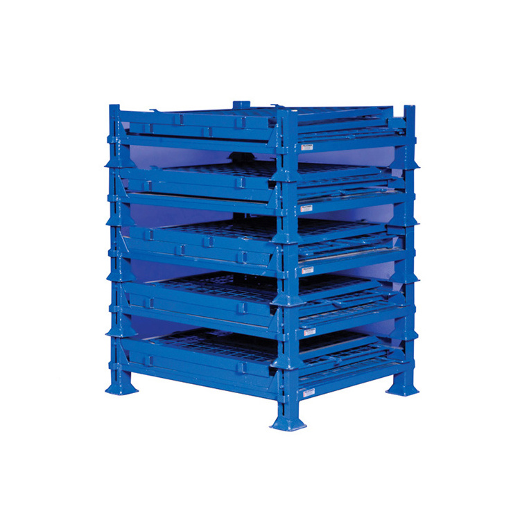 Stillage Cage Stackable Steel Stillages Collapsible For Warehousing Centers