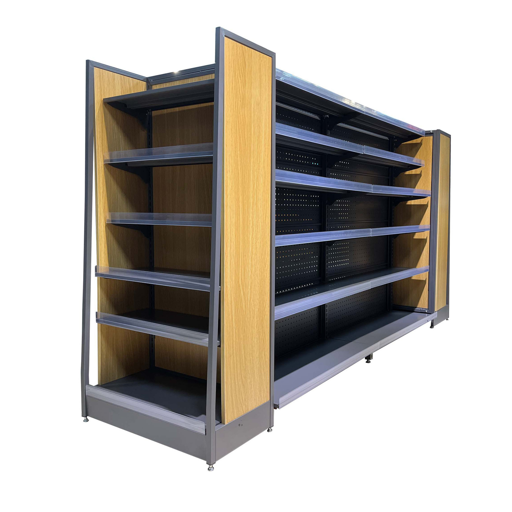 Gondola Shelving Supermarket Shelf Grocery Store Display Shelves For Retail Stores