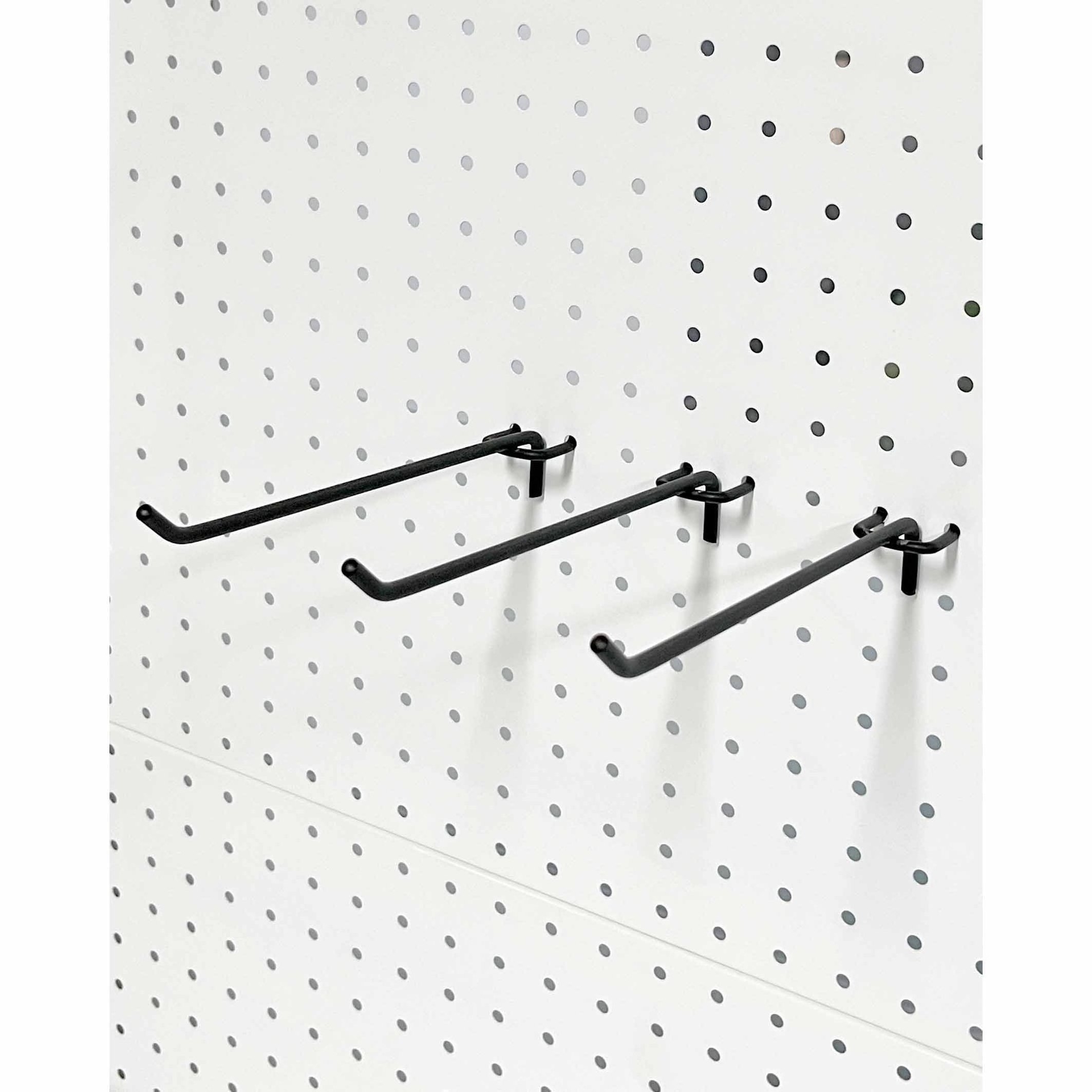 Hardware Tool Store Peg Board Display Hook Retail Shop Metal Accessories Hanging Black Pegboard Hooks