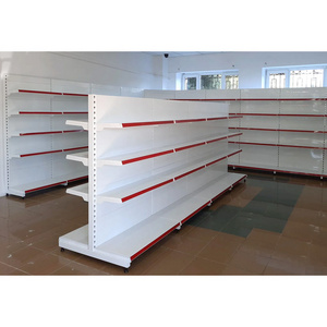 Grocery Shop Commercial Shelves Super Market Racks Gondola Shelving Metal Supermarket Shelves For Retail Store Double-Sided