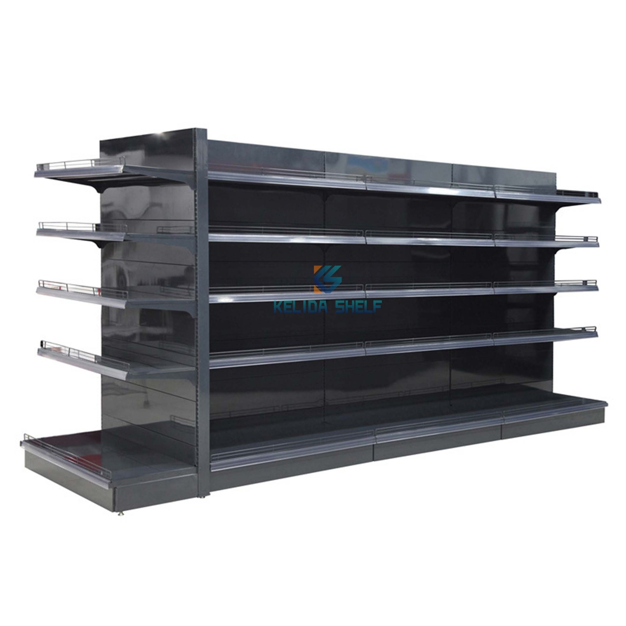 Factory Direct Sale Supermarket Rack Shelf Gondola Shelving With Label Estantes De Exhibidor