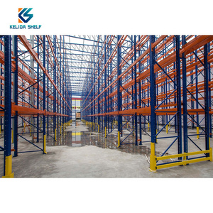 High Density Steel Warehouse Metal Van Rack System Heavy Duty Shelving Single Deep Industrial Pallet Rack Shelving