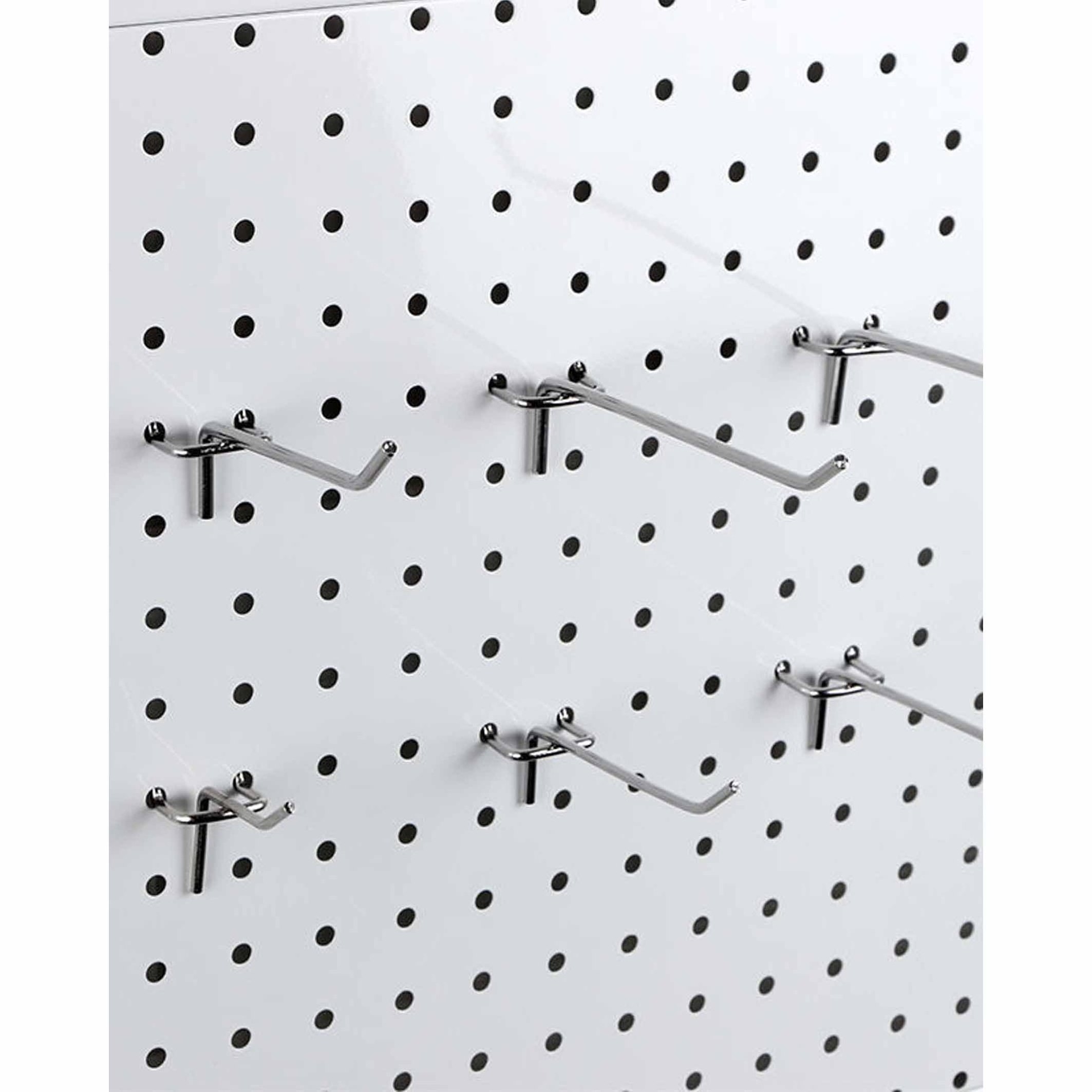 Thickening Silver Shop Metal Wire Hanging Hooks Retail Display Shelf Pegboard Hook